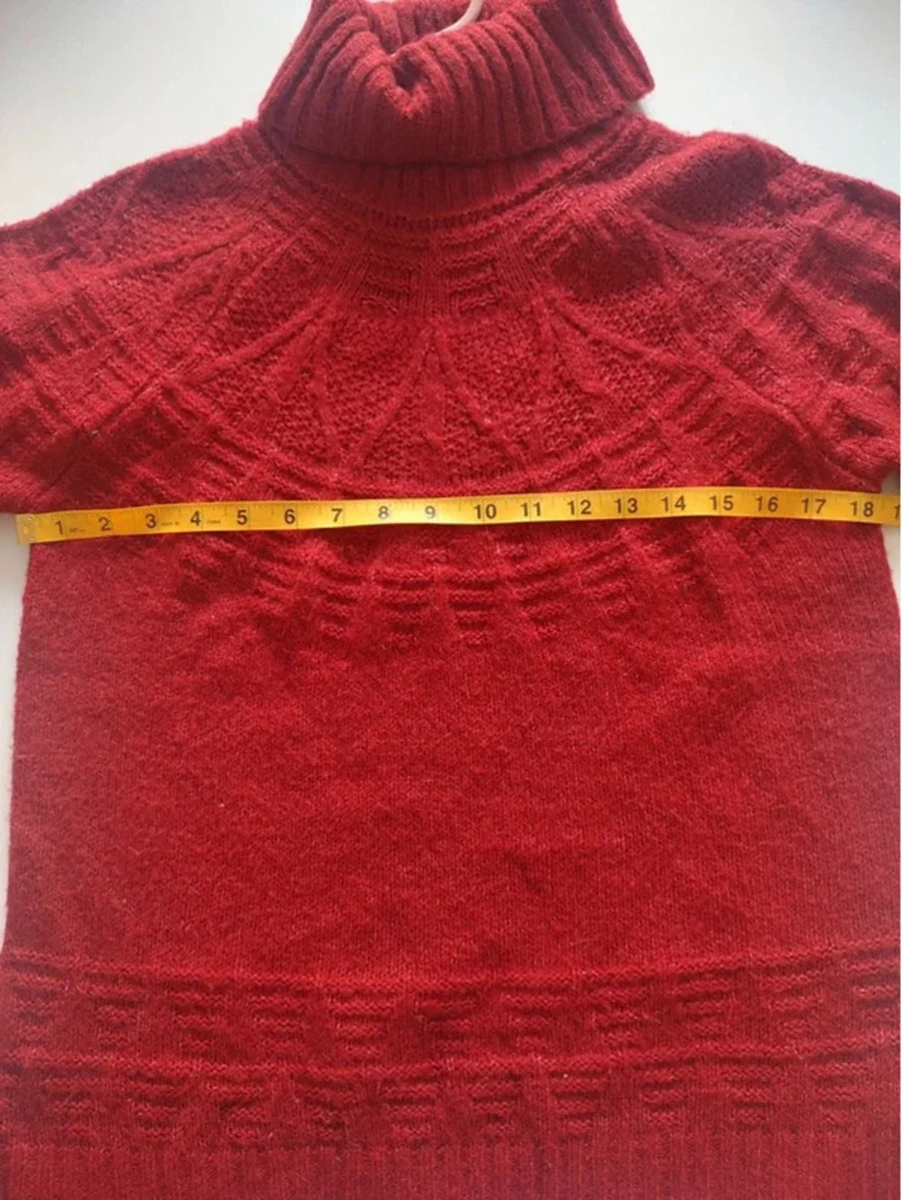 Maurices Red Knit Turtleneck Sweater Size M